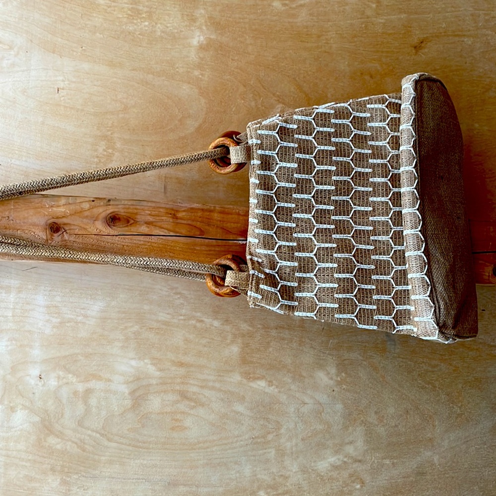New handmade woven purse made in Vietnam